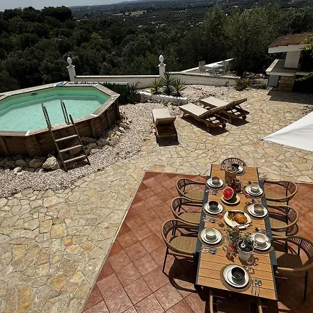 Villa Voliera - Private Infinity Pool With Panoramic Views Over The Itria Valley