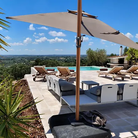 Villa Voliera - Private Infinity Pool With Panoramic Views Over The Itria Valley